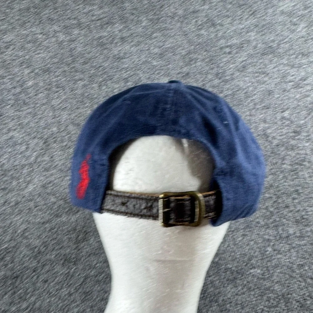 Polo Ralph Lauren Hat Cap Adult One Size Blue 1992 Embroidered Baseball Mens
